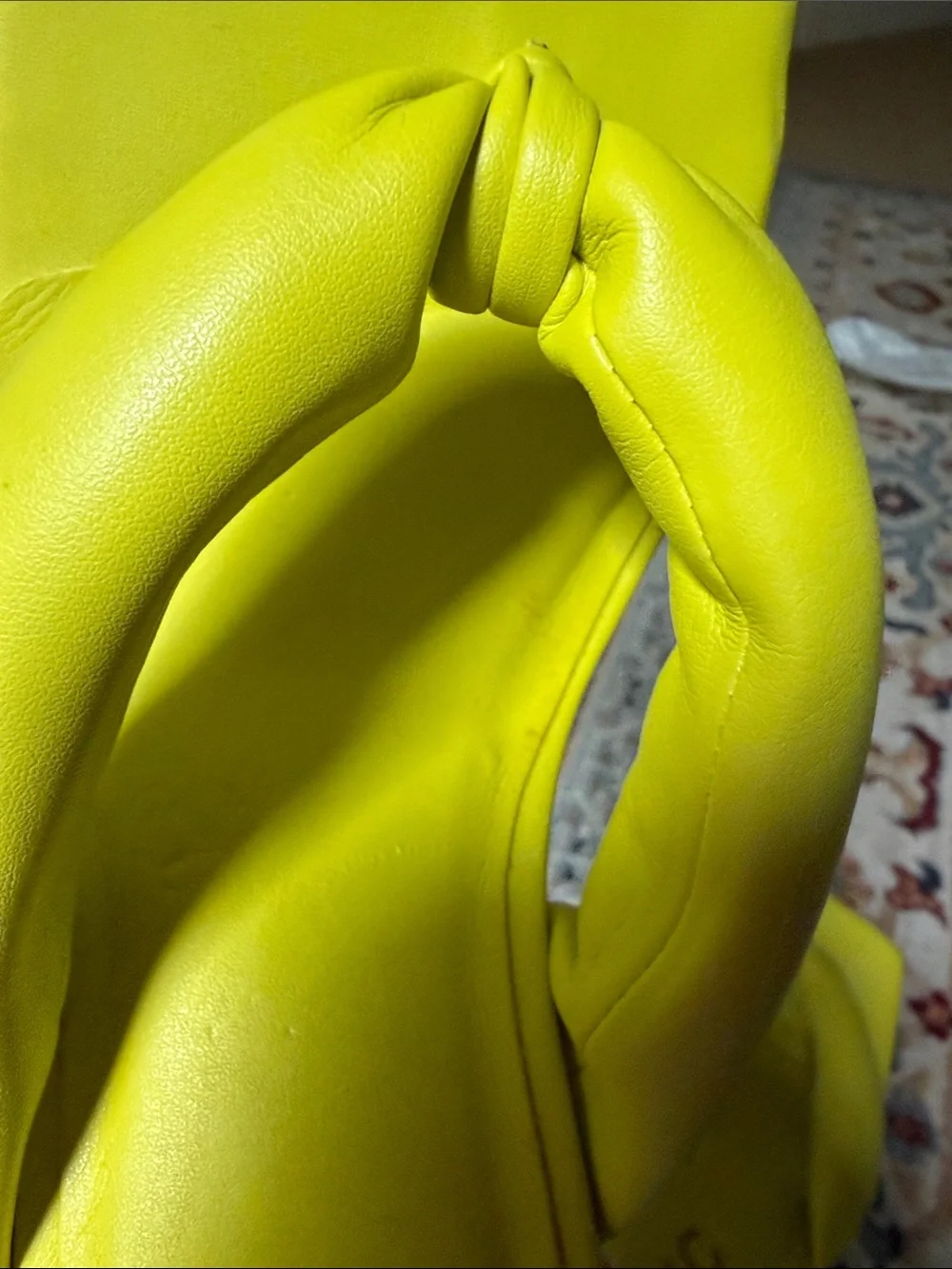 INC International Concepts Women’s Neon Yellow Knotted Toe-Post Sandals